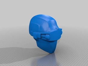 borderlands axton capacete A impressão 3d 3d print model - Mito3D
