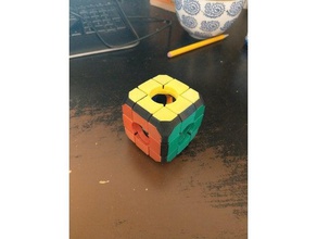 rubiks void cube multi material Rätsel 3d print model - Mito3D