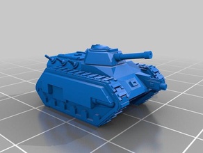 escala épica quimera ifv v2 vehículos 6mm scifi tanque 3d print model - Mito3D