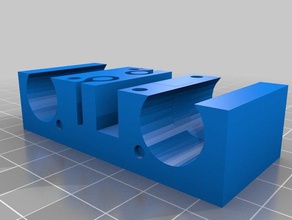 mini v6 x transport L'imprimante 3d de pièces bltouch nivellement montage roulage e3d e3dv6 hotend extrudeuse x-transport 3d print model - Mito3D
