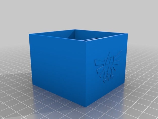 triforce-box amiibo nfc-tags video-Spiele Legende zelda 3D print model - Mito3D