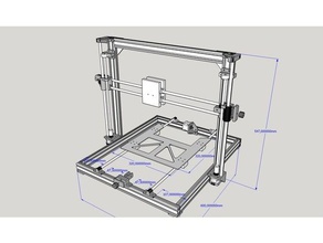 amxl8 320x320 xyz 10 mm bar Le stampanti 3d a8am8 su8 evo am8xl aggiornamento anet a8 xl piastra di 300 xl8 3d print model - Mito3D