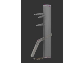 wing chun wooden dummy sport & im freien 3d print model - Mito3D