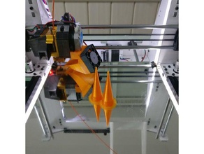 mk8 fã Impressora 3d de peças 3dprint fanduct duto do ventilador graber i3 mk8fan atualização 3d print model - Mito3D