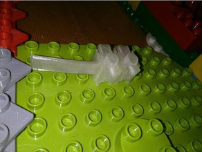 duplo son bloc d'engrenages et de marbre exécuter jouets construction compatible engrenages hubelino lego 3d print model - Mito3D