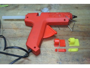 pistolet colle chaude pi ces rechange hobby bricoloup 3d print model - Mito3D