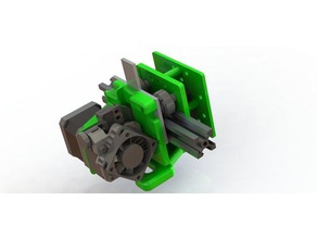 tronxy x5s titan aero mount 3d printer extruders 3d print model - Mito3D