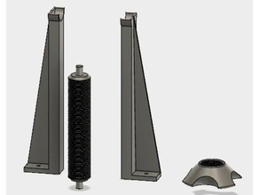 filamento titolare Stampante 3d accessori filamentholder spoolholder porta bobina supporto universale 3d print model - Mito3D