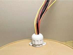 Kabelverschraubung - cord-Griff 3d-drucken box Kabel Kabel-management Elektronik Mutter thread Draht 3d print model - Mito3D