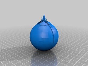 ion cannon &lt fixed&gt models star wars bases vehicles 3d print model - Mito3D