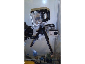 l'action cam de trépied la caméra d'action gopro le mont stand 3d print model - Mito3D