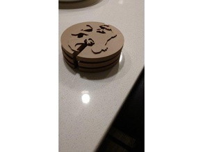 pokemon coasters kitchen & dining beer coaster beverage set drink personalized pokemons table 3d print model - Mito3D