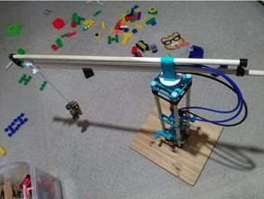tinkercrane - crane construction toys educational toy stem train 3d print model - Mito3D