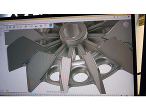 air compressor motor fan blade machine tools 3d print model - Mito3D
