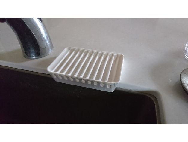 porta sapone bagno il soap box 3D print model - Mito3D