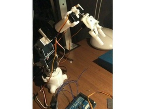 armtest la robotica Stampa 3d braccio del robot 3d print model - Mito3D