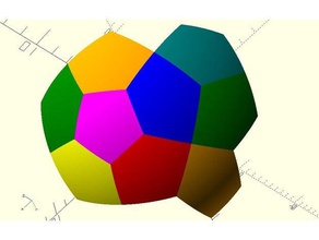 trinità implosione obiettivo oggetti di scena poliedri 3d print model - Mito3D