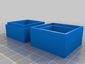 einfache kleine box - Organisation anpassbare einfach 3d print model - Mito3D