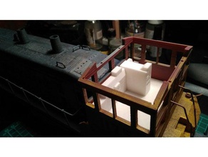 sw1500 de la cabine locomotive modèles 3d print model - Mito3D