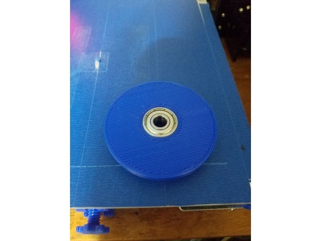 hatchbox spool holder 4mm rod hole 608zz bearing 3d printer parts anet a8 filament prusa i3 upgrade 3D print model - Mito3D