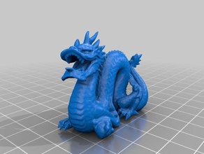 dragon toys & games china chinese dragons dungeons thingiverse toy 3d print model - Mito3D
