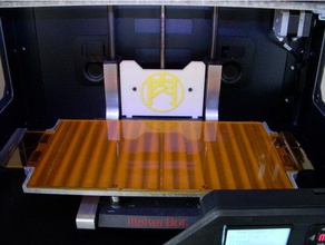 replicator2x back plate meat 3d printer accessories replicator 2x 3d print model - Mito3D