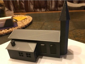 kirche binalar ve yapılar 3d print model - Mito3D