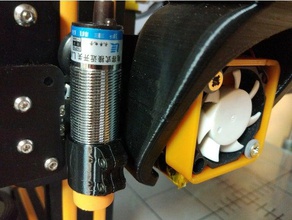 sensor-Halterung cr-10-ender 3d-Drucker Teile auto bed leveling creality cr-10 mount die Sonde sensor montieren z-probe 3d print model - Mito3D