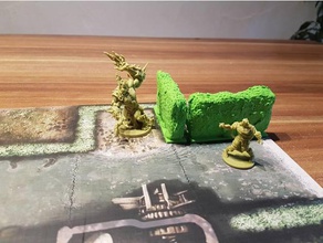 çit yeşil horde oyunlar 3d print model - Mito3D