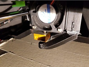 betterductx8 Impressora 3d de peças anet a8 duto do ventilador tronxy x8 3d print model - Mito3D