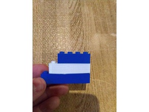 mythical 5x1 lego brick 3d printing compatible 3d print model - Mito3D