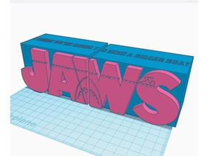 jaws bookends sculptures book ends 3d print model - Mito3D