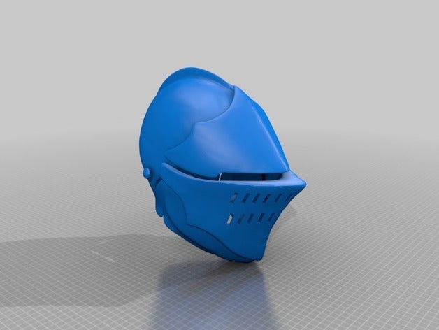şövalye kask zırh 3d yazıcı aksesuarları 3D print model - Mito3D
