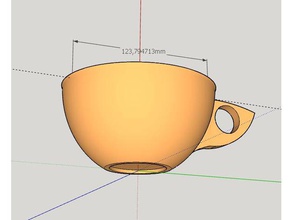 coppa retrò cucina & sala da pranzo caffè tazza di tè 3d print model - Mito3D