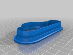 cortador de galletas kitset comida & bebida cookie cookiecutter cortadores openscad 3d print model - Mito3D