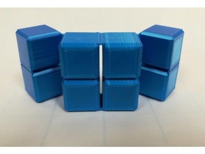 infinity cubo magico flessibile pieghevole yoshimoto di tpu filamento matematica arte 3d print model - Mito3D
