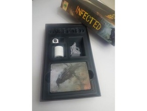 infected card game insert toys & games boardgame 3d print model - Mito3D
