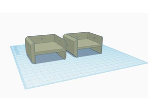 lack leg coupler joiner uncut-to-uncut 3d printer enclosure ikea table 3d print model - Mito3D
