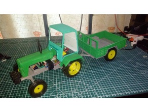 rc tractor toys & games 3d print model - Mito3D