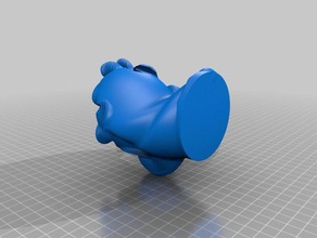 louco vaso esculturas o de flor 3d print model - Mito3D