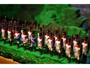 napoleonics - part 1 french allies line infantry toy & game accessories 18thcentury 19th century 28mm historical miniature napoleonic wargaming 3d print model - Mito3D