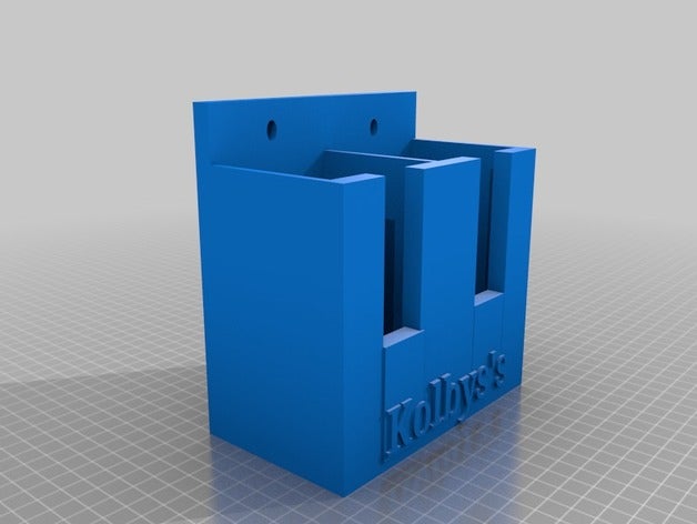 remote-Halterung Container 3D print model - Mito3D