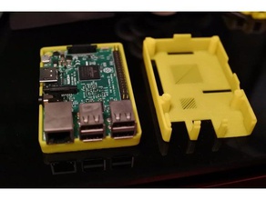 raspberry pi 3 b+ cas les gadgets 3d print model - Mito3D