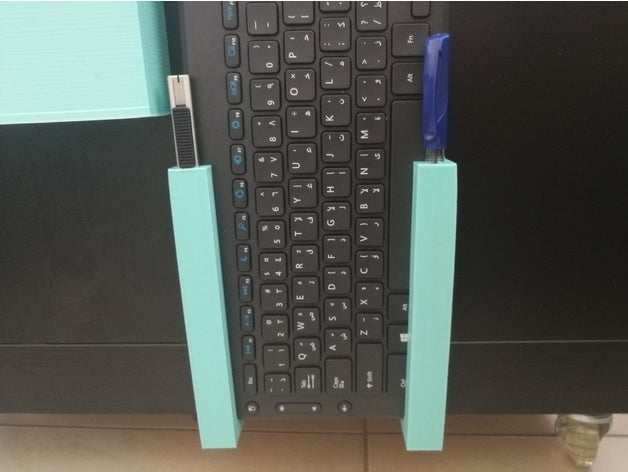 teclado da montagem computador android o tv caso mesa do faca monte caneta titular sem fio 3D print model - Mito3D