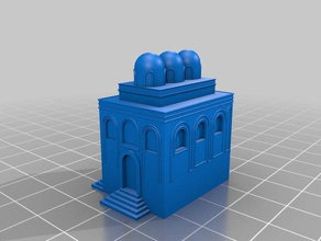 kilise san cataldo binalar ve yapılar 3d baskı mimarlık bina 3d print model - Mito3D