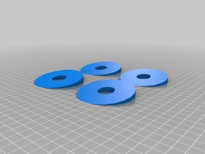 abgewinkelte Unterlegscheiben 3d-drucken 3d print model - Mito3D