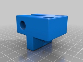 pulley mount 3d printer parts belt gt2 idler timing y-axis tensioner mod 3d print model - Mito3D