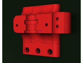 prusa i4 bowden-adapter v2 3d-Drucker Teile bowden e3dv6 modding mount Stift-Halter sunkokey sunhokey 3d print model - Mito3D