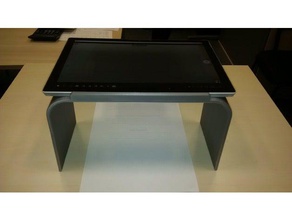 surface pro 4 stand v1 tablet tablet-Halterung 3d print model - Mito3D