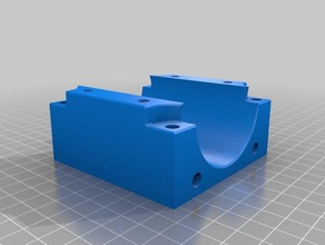 56mm de la abrazadera ingeniería 3d print model - Mito3D